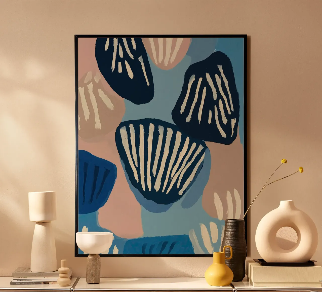 Shell Geometry poster van Sienna Atelier