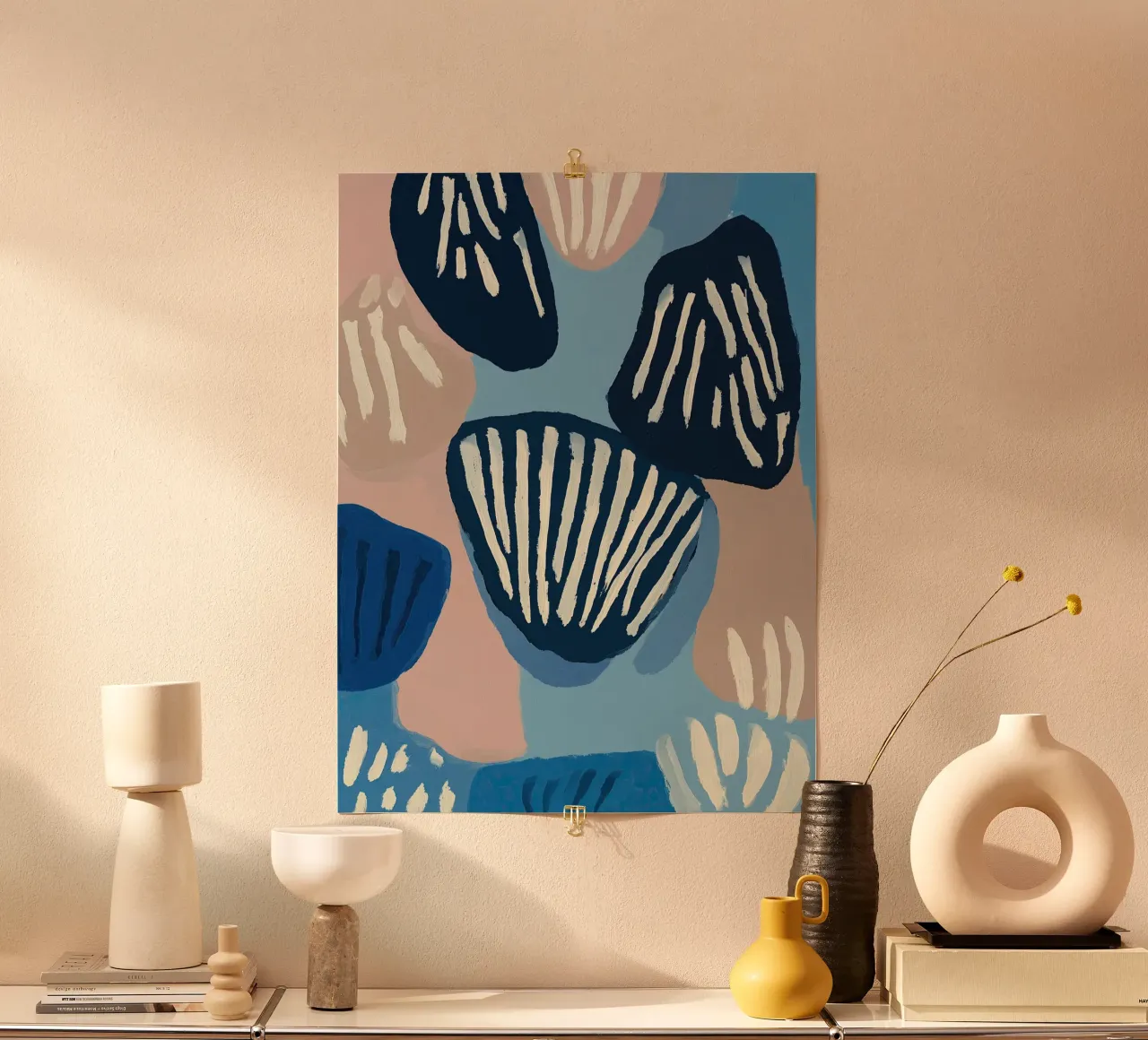 Shell Geometry poster van Sienna Atelier