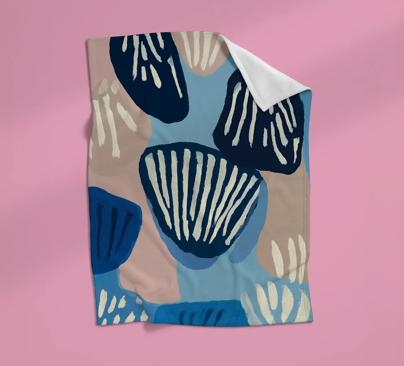 Shell Geometry fleecedeken van Sienna Atelier