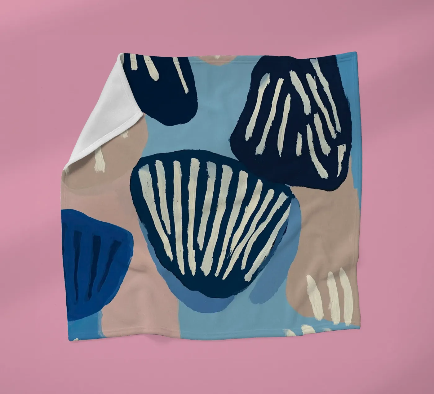 Shell Geometry fleecedeken van Sienna Atelier