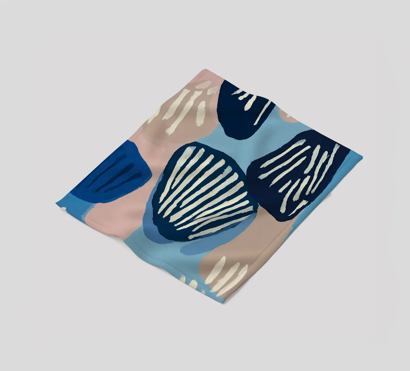 Shell Geometry plaid polaire de Sienna Atelier