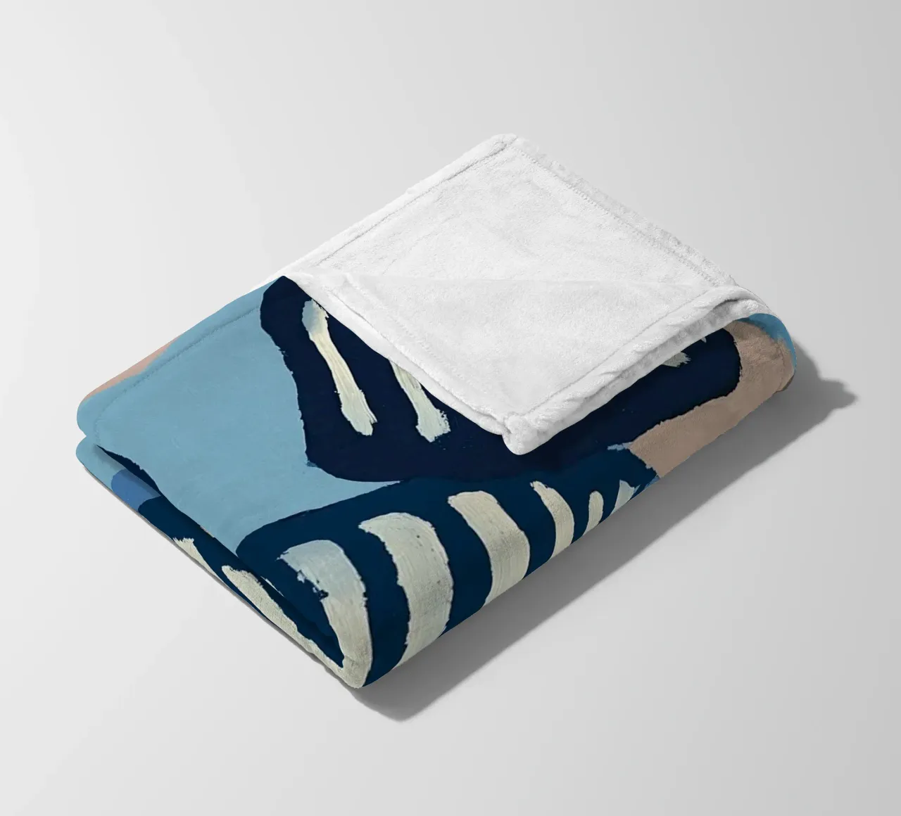 Shell Geometry Fleecedecke von Sienna Atelier