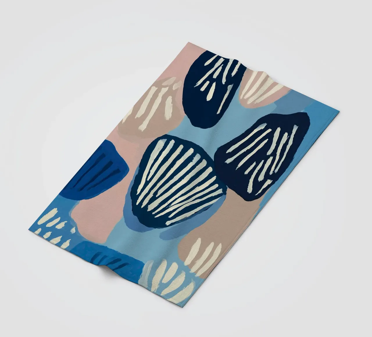 Shell Geometry Fleecedecke von Sienna Atelier