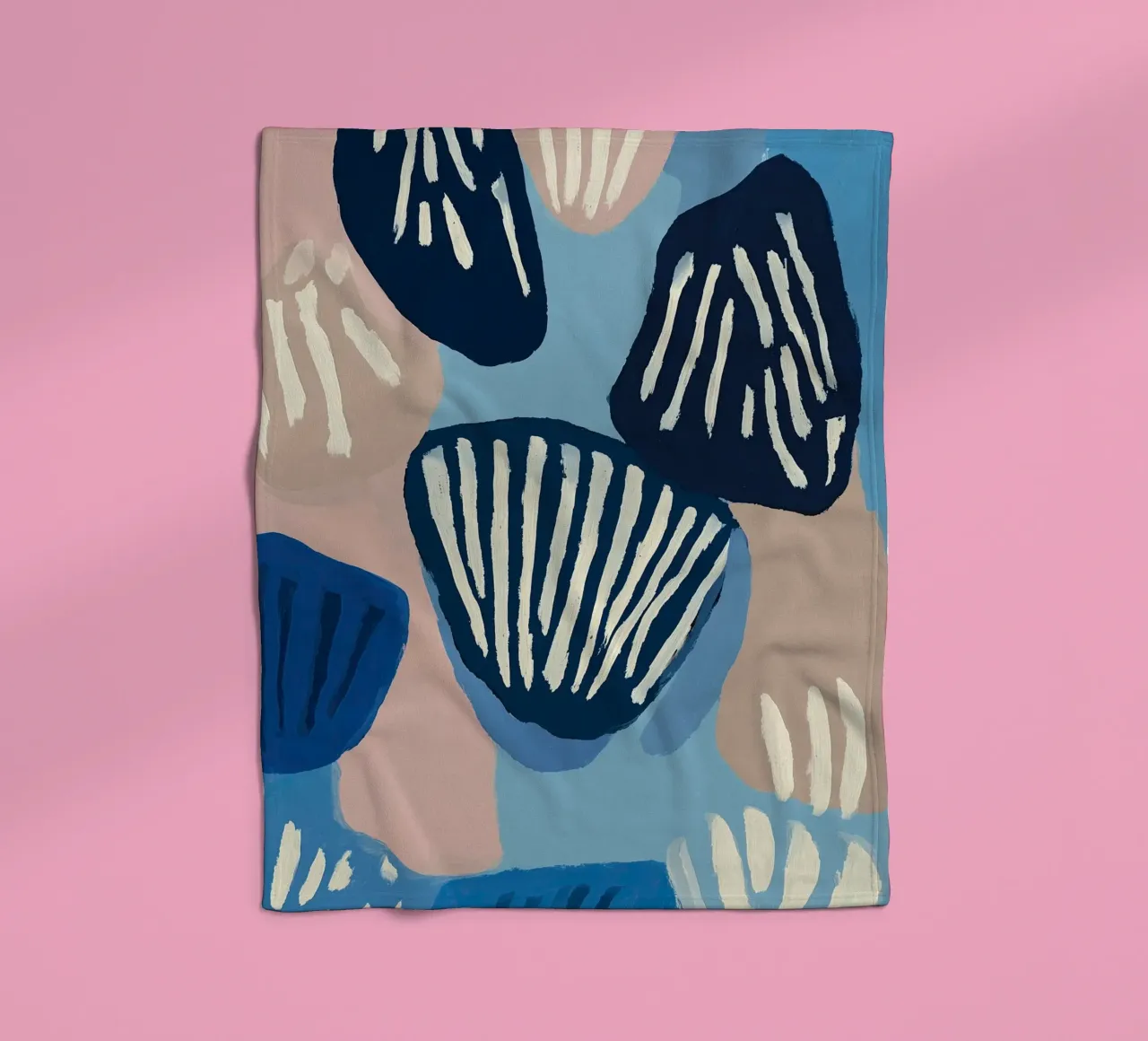 Shell Geometry Fleecedecke von Sienna Atelier