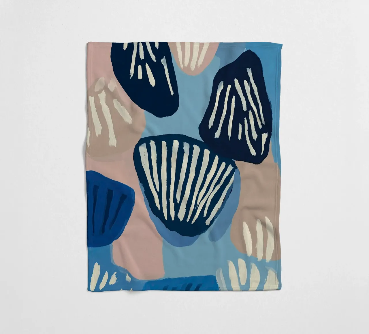 Shell Geometry Fleecedecke von Sienna Atelier