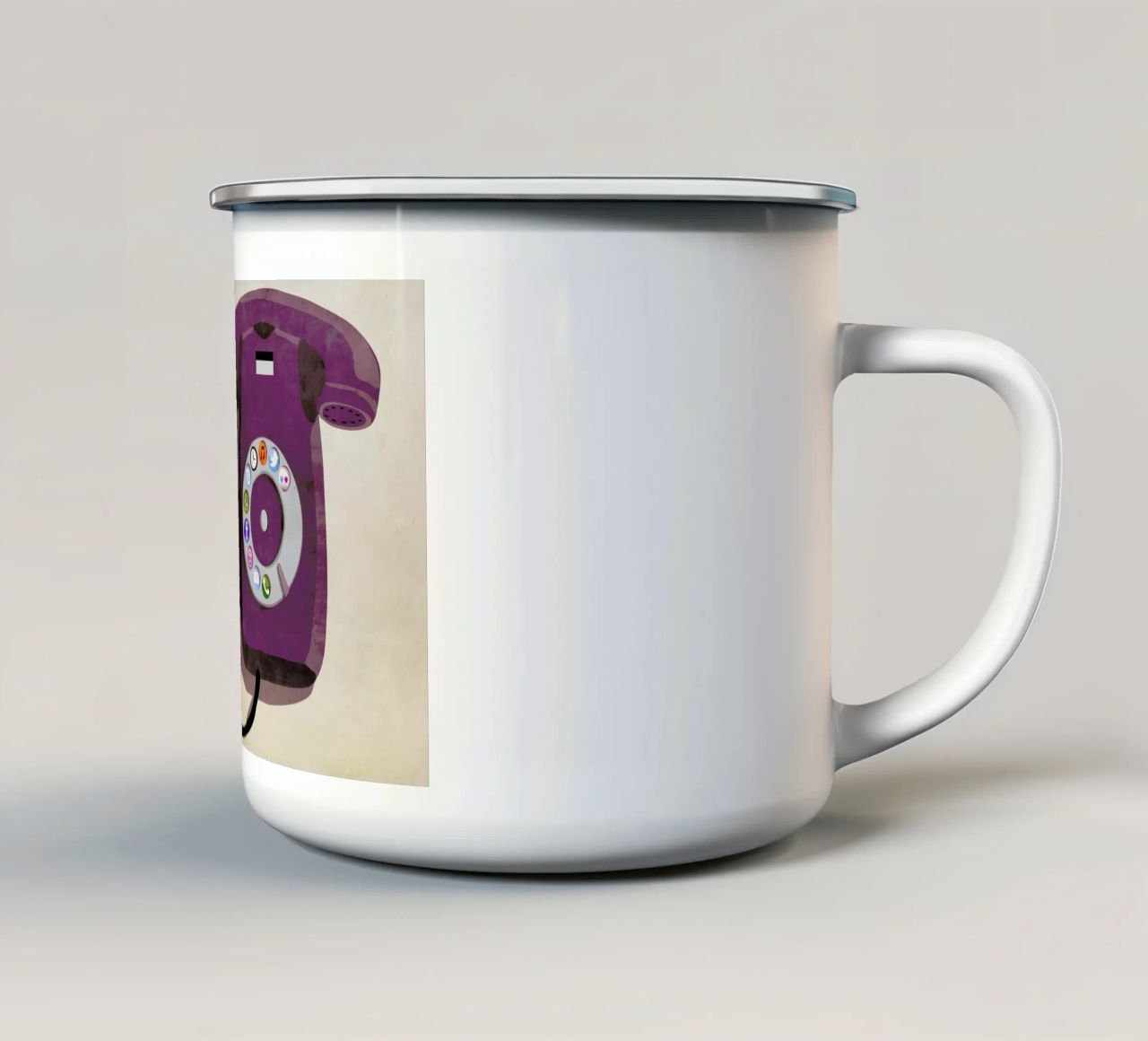 Steampunk iPhone tazza in smalto da Giordano Poloni