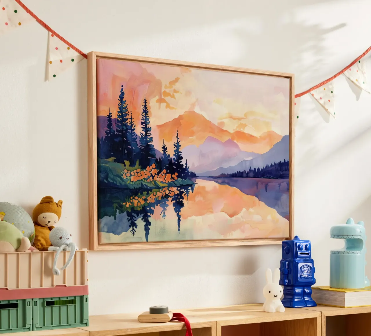 Golden Alpine Reflection plexiglass da softsoul