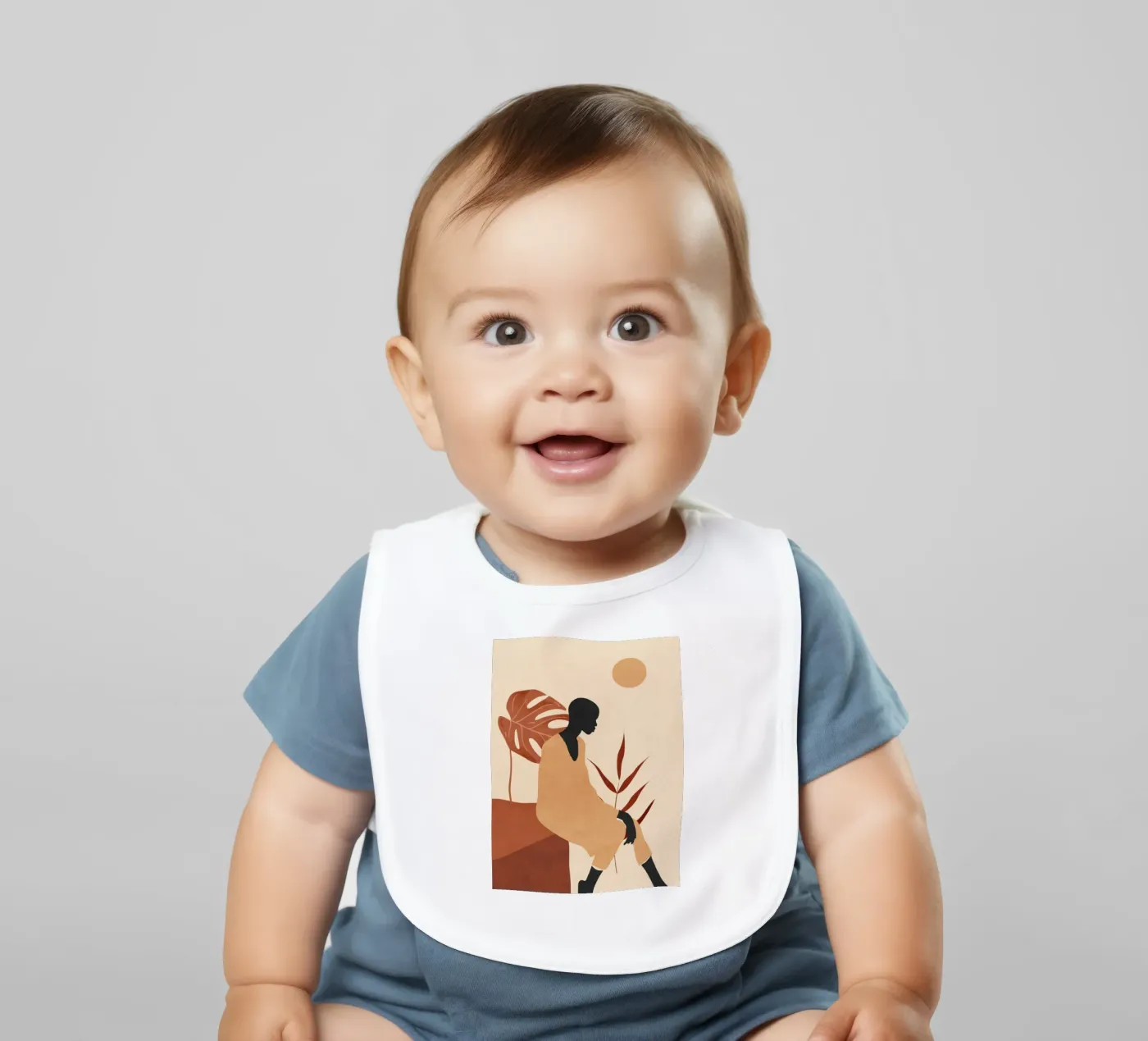 Quiet Sunset Babylätzchen von ThingDesign