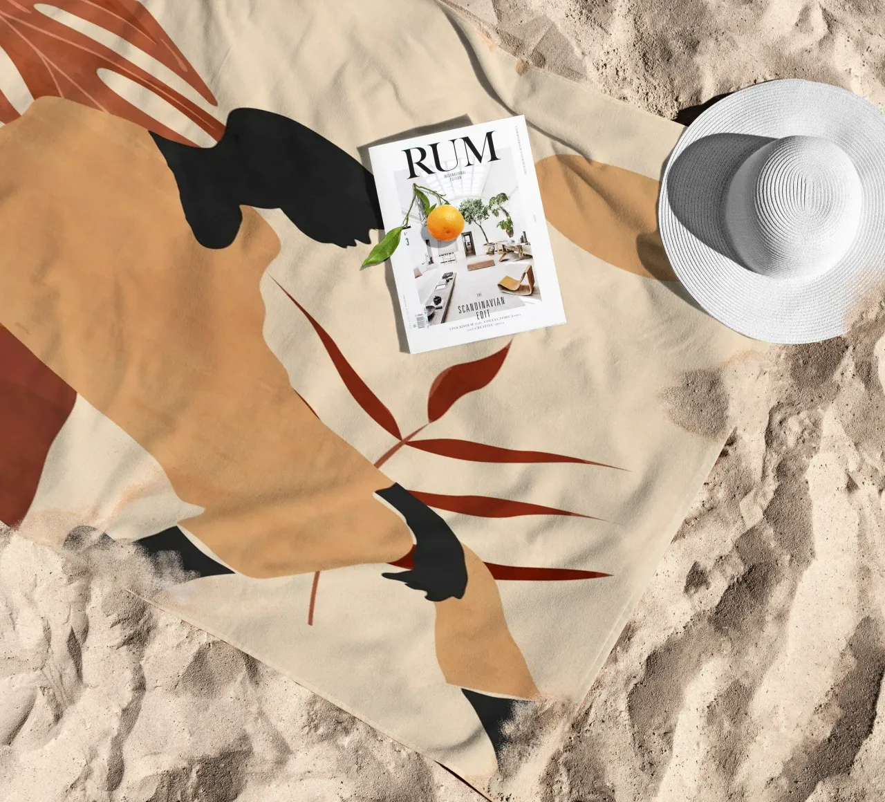 Tramonto tranquillo telo mare da ThingDesign