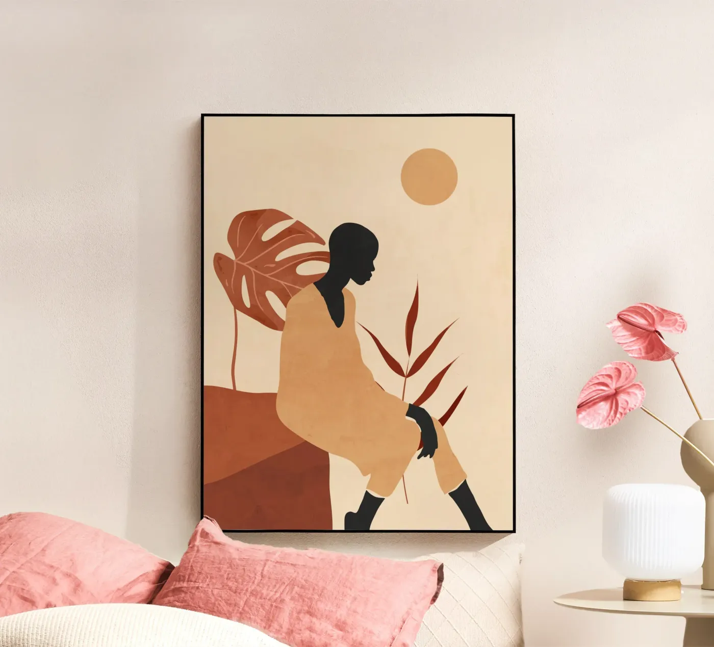 Coucher de soleil tranquille plexiglas de ThingDesign