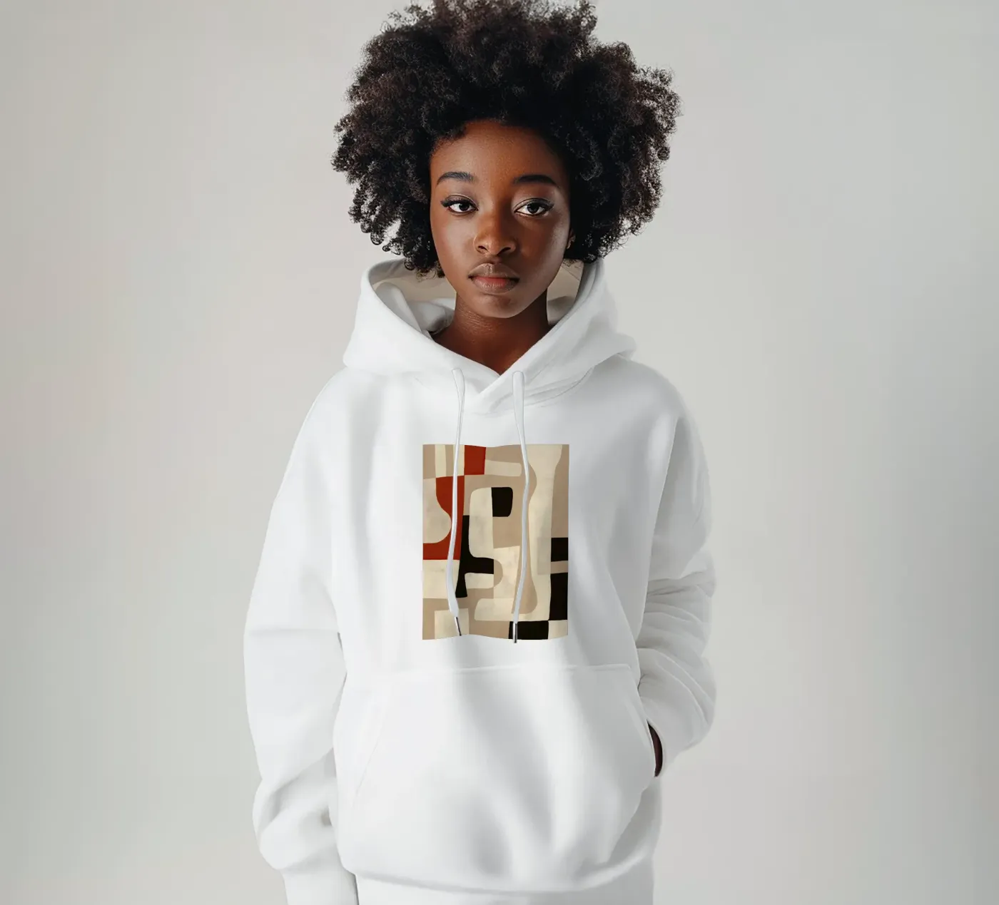 Interlocking Forms hoodie van Nadjaa