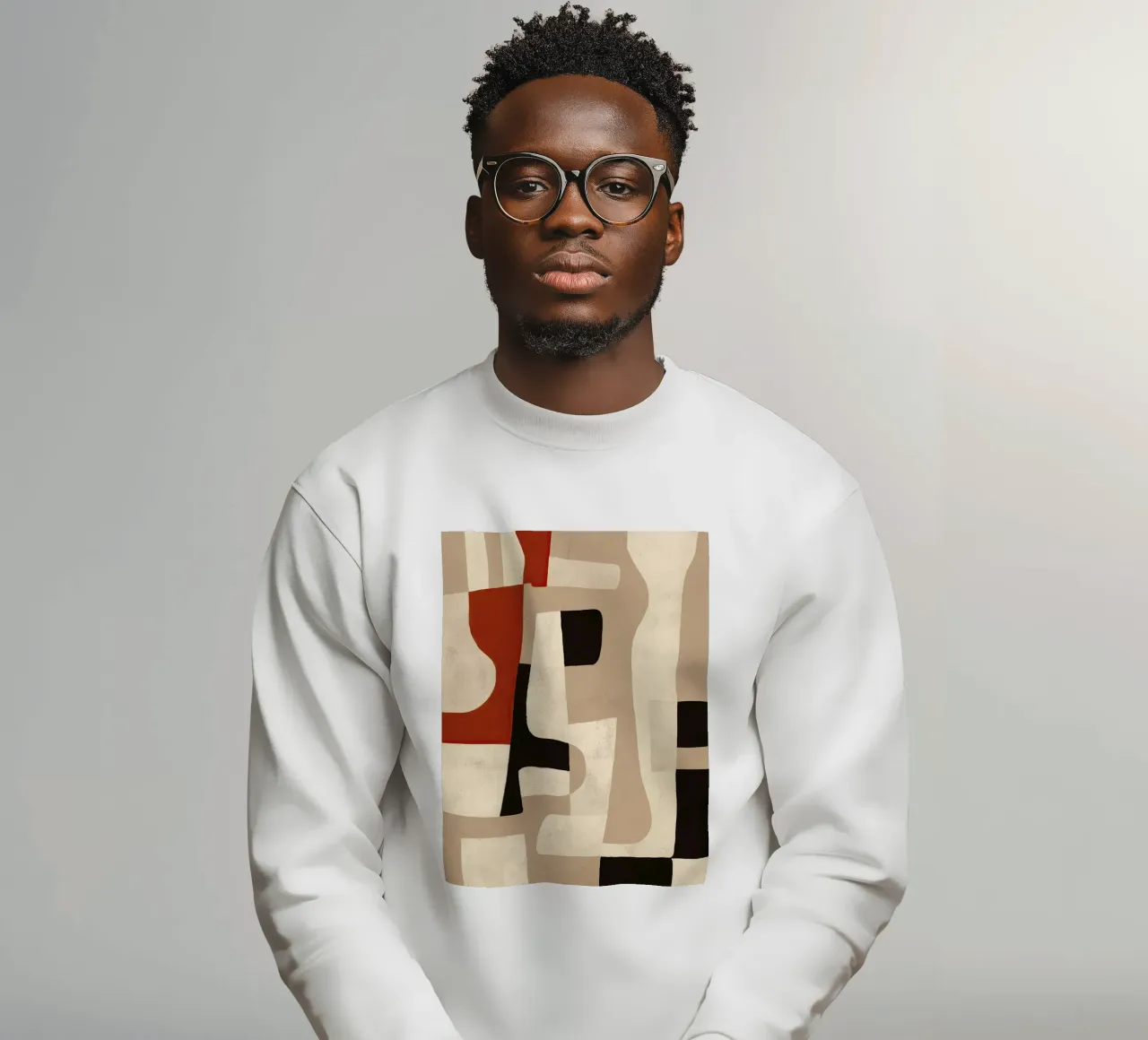 Interlocking Forms Sweatshirt von Nadjaa