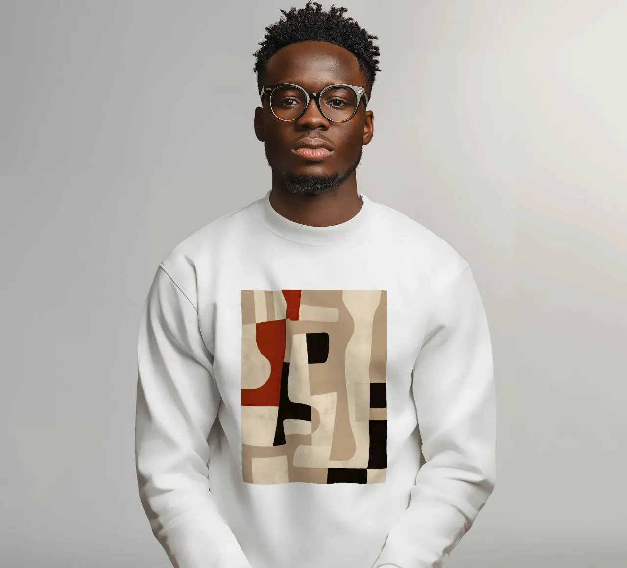 Interlocking Forms Sweatshirt von Nadjaa