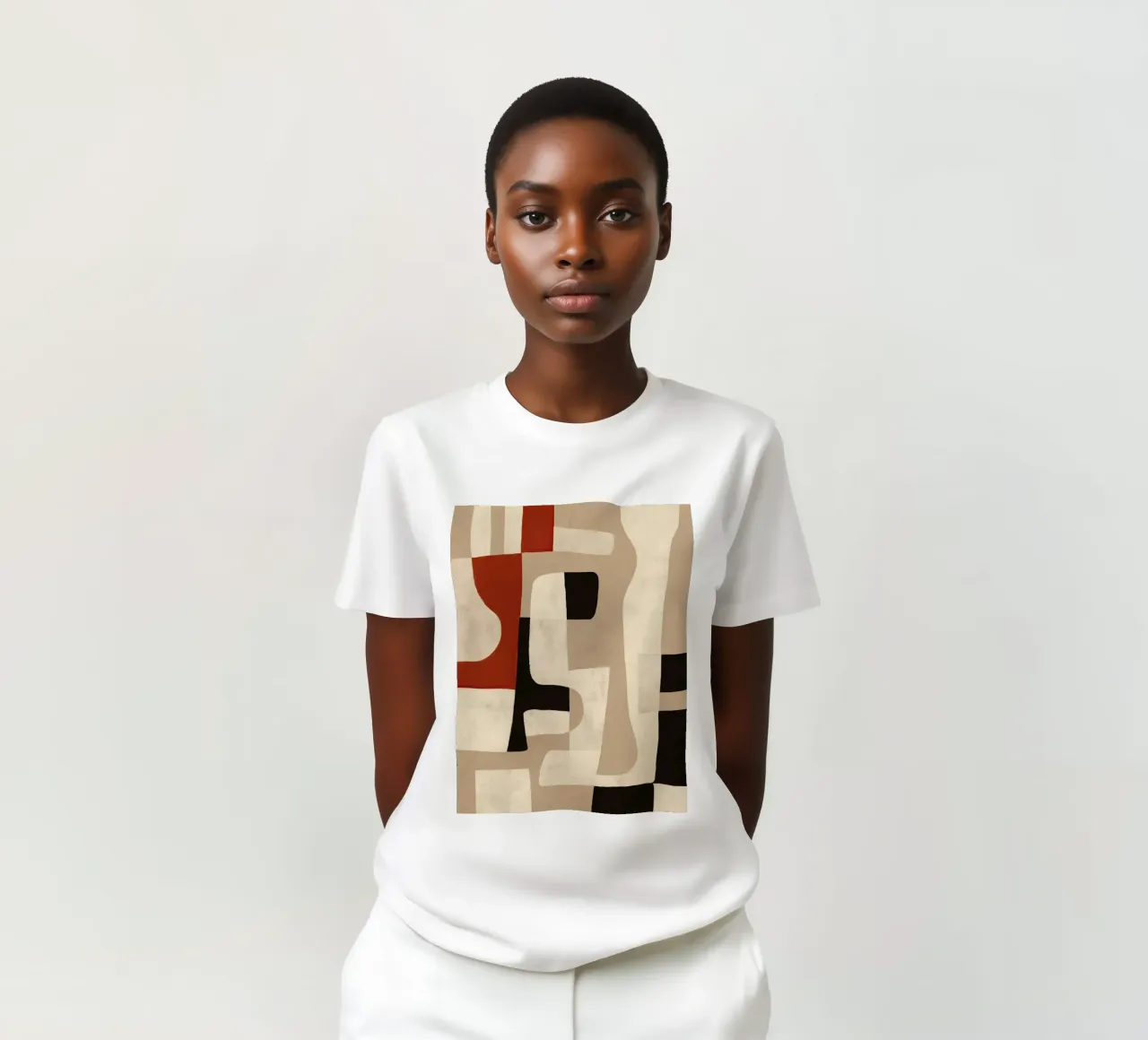 Interlocking Forms t-shirt van Nadjaa