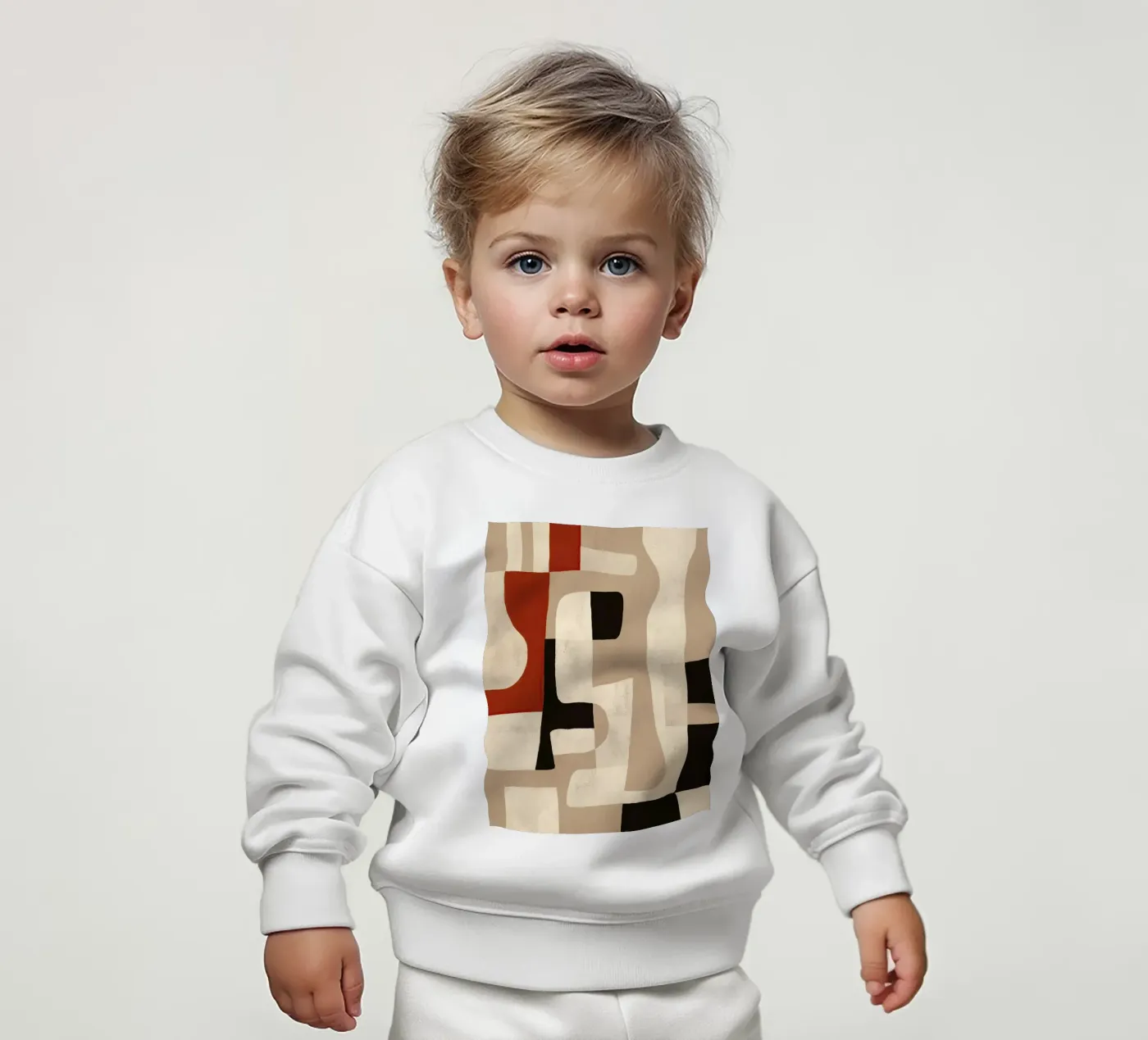 Interlocking Forms baby sweatshirt van Nadjaa