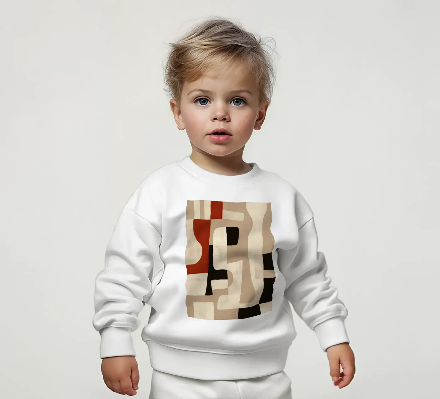 Interlocking Forms baby sweatshirt van Nadjaa