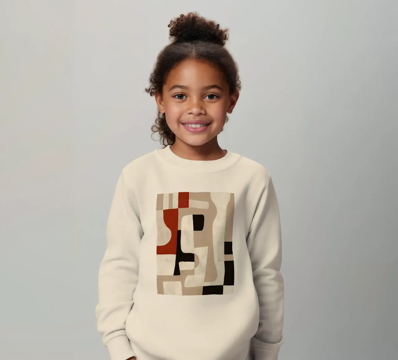 Interlocking Forms kinder sweatshirt van Nadjaa