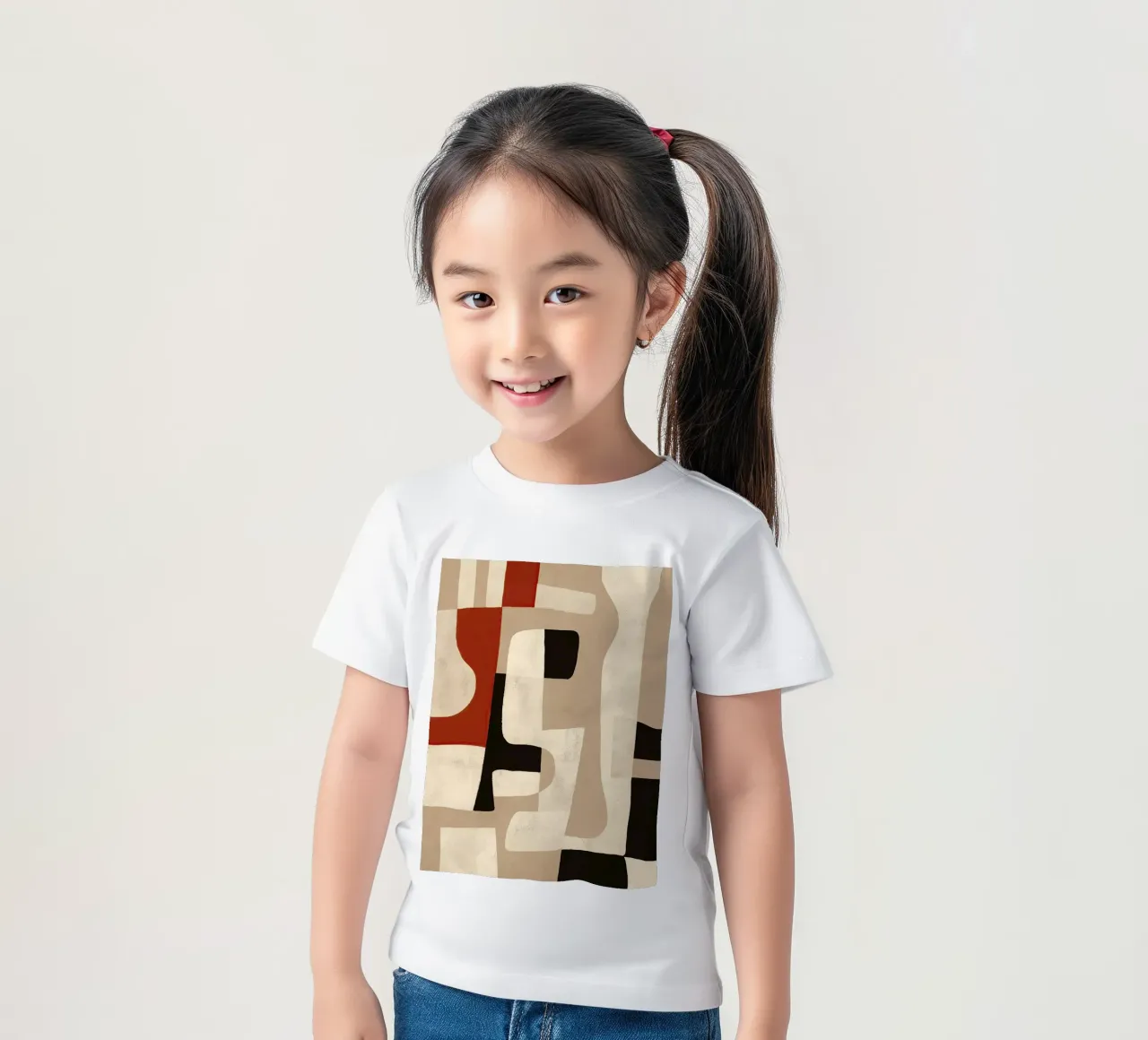 Interlocking Forms Kinder T-Shirt von Nadjaa