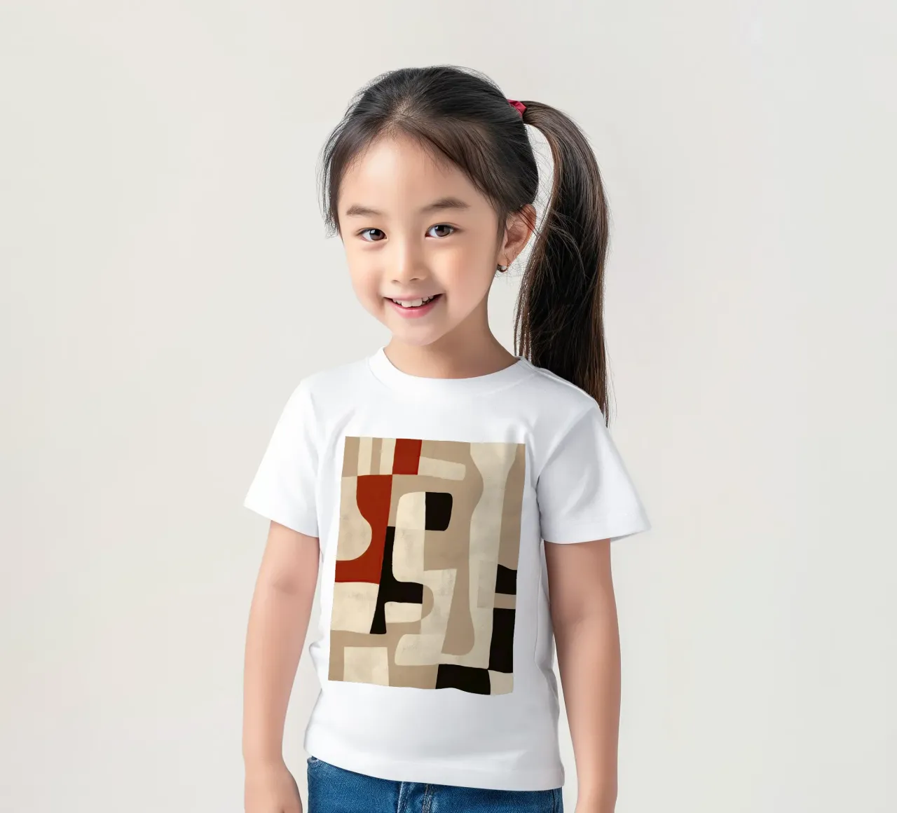 Interlocking Forms Kinder T-Shirt von Nadjaa