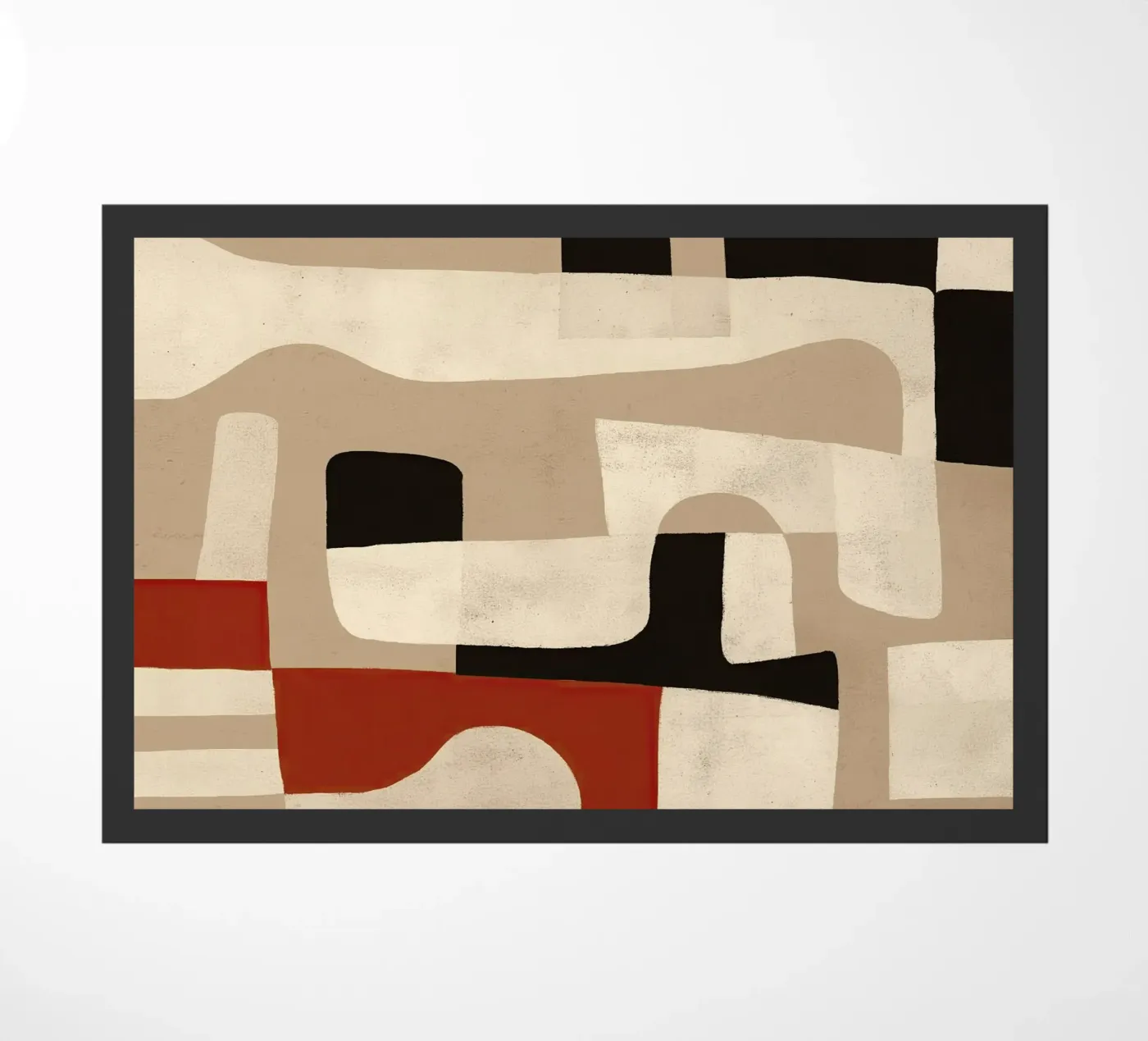 Interlocking Forms Fußmatte von Nadjaa