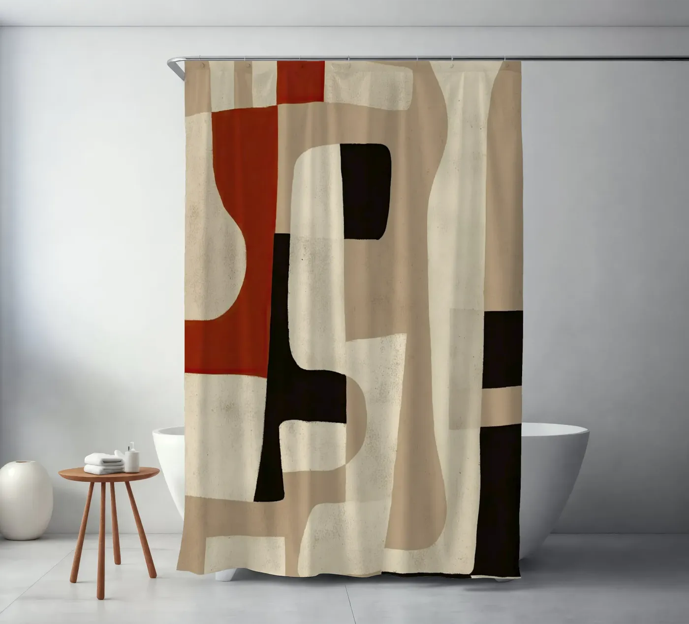 Interlocking Forms rideau de douche de Nadjaa