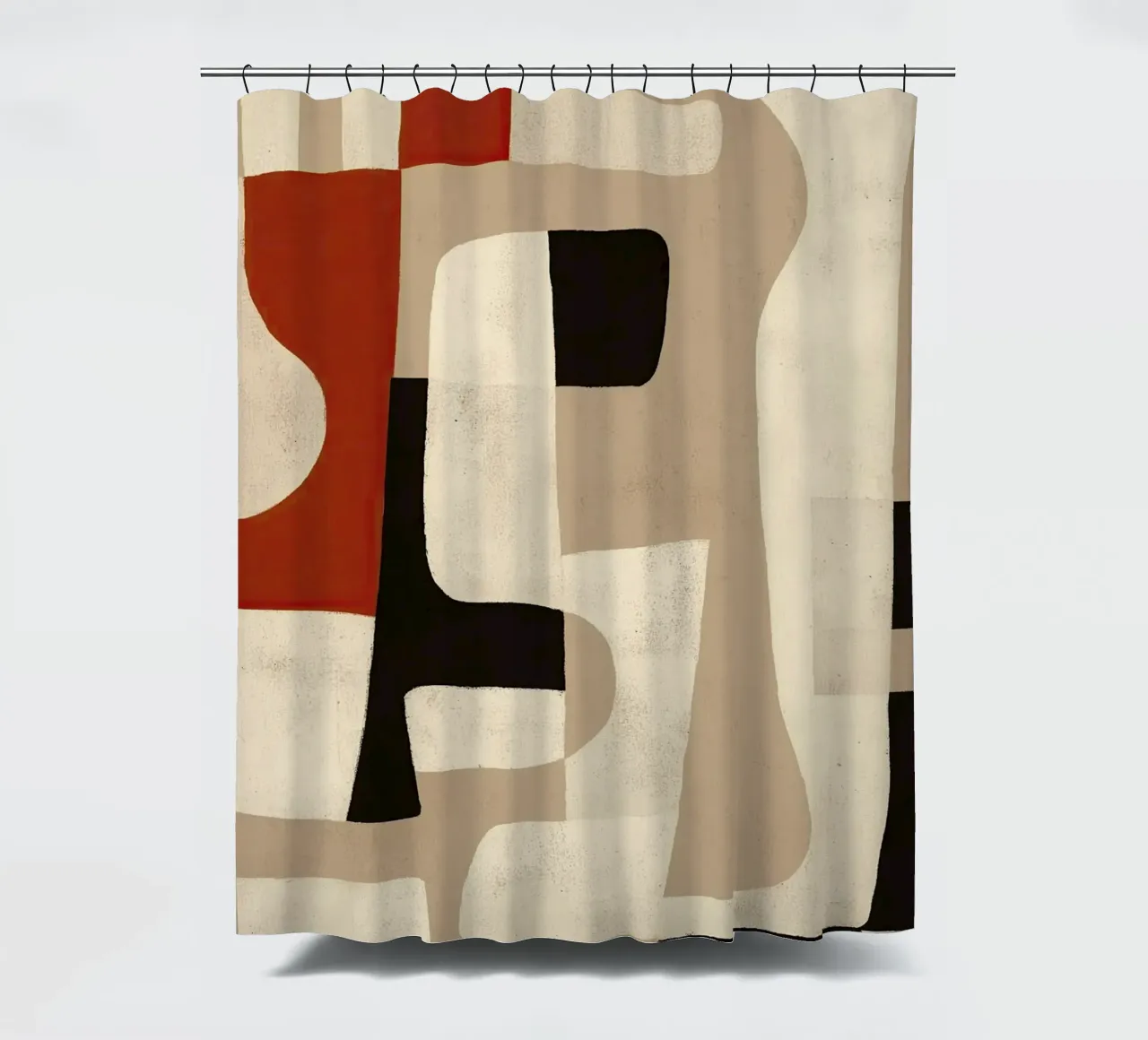 Interlocking Forms Duschvorhang von Nadjaa