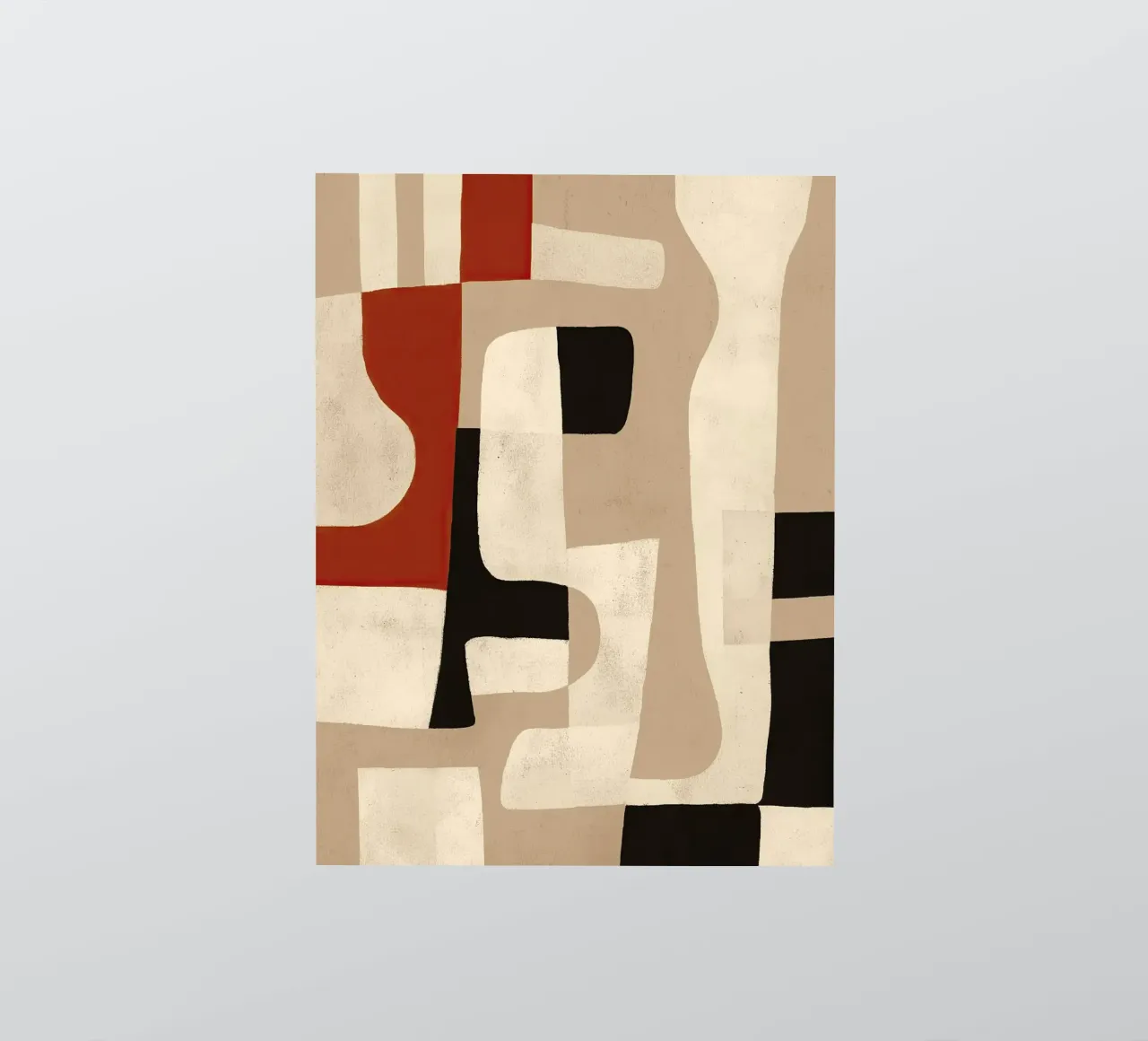 Interlocking Forms Sticker von Nadjaa