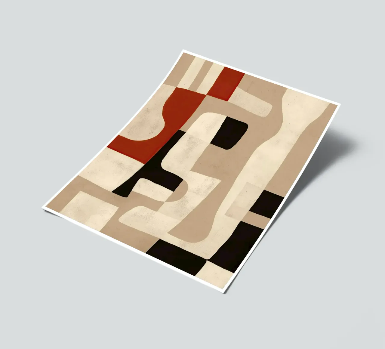 Interlocking Forms Stickerbogen von Nadjaa