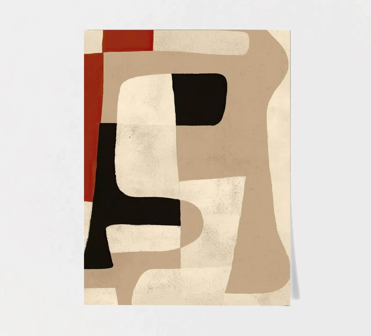 Interlocking Forms Stickerbogen von Nadjaa