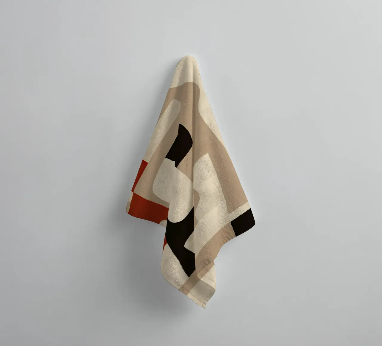 Interlocking Forms Handtuch von Nadjaa