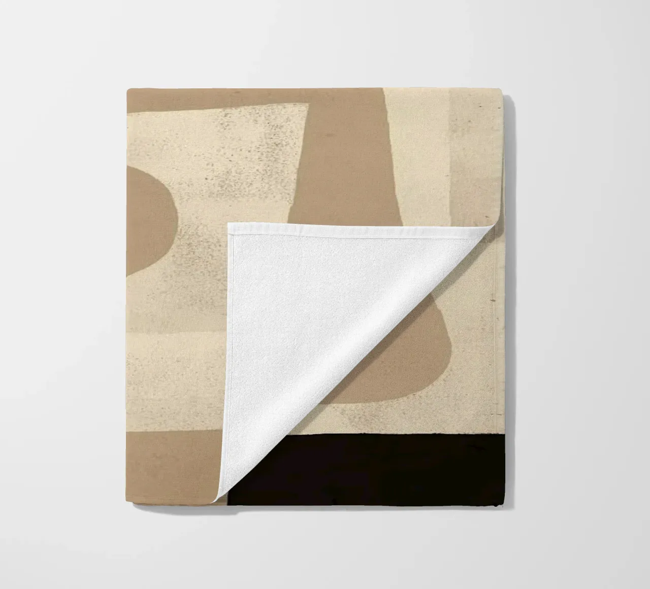 Interlocking Forms beach towel by Nadjaa