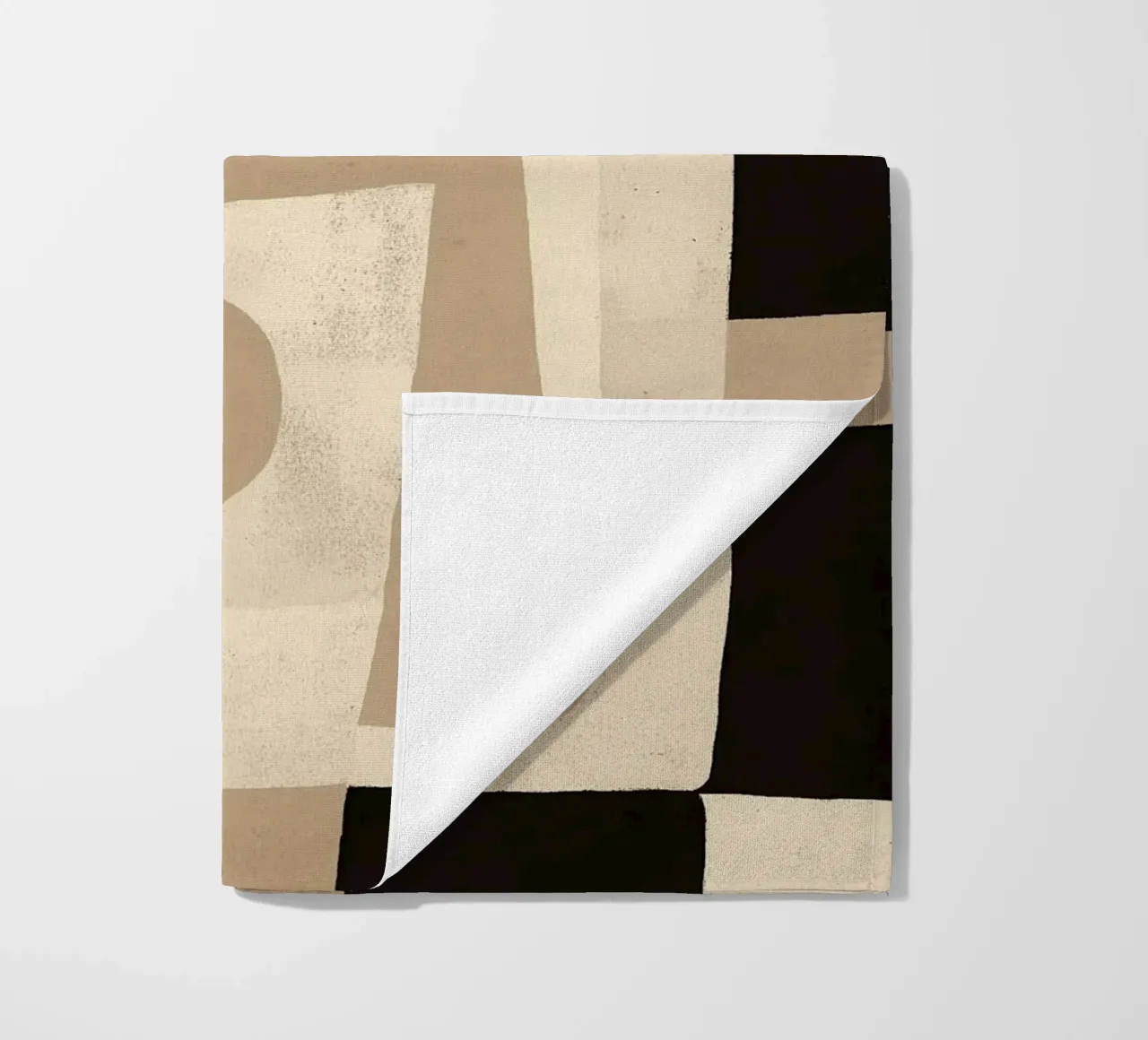 Interlocking Forms beach towel by Nadjaa