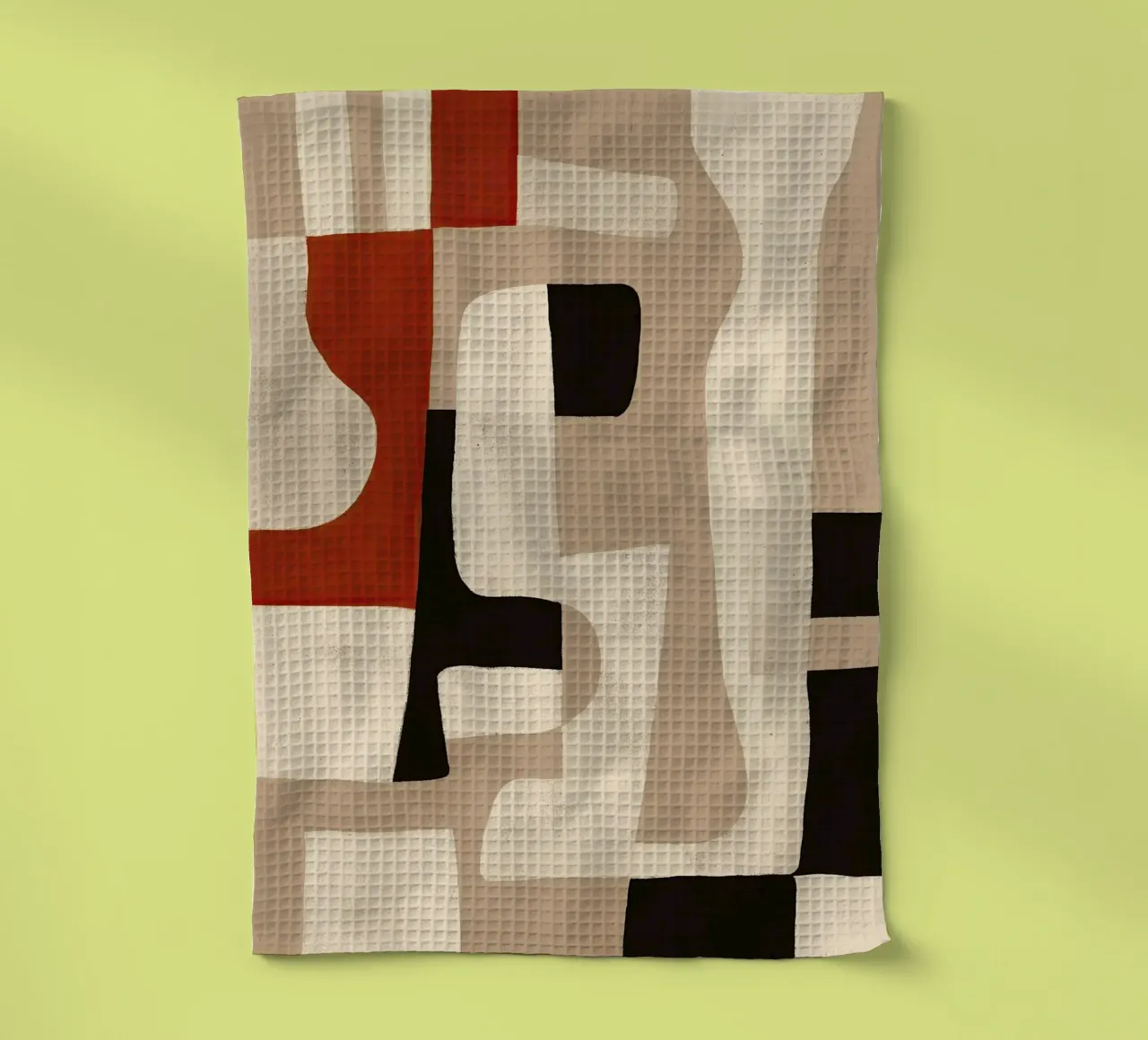 Interlocking Forms Geschirrtuch von Nadjaa