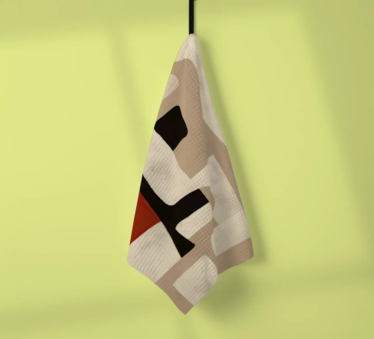 Interlocking Forms Geschirrtuch von Nadjaa