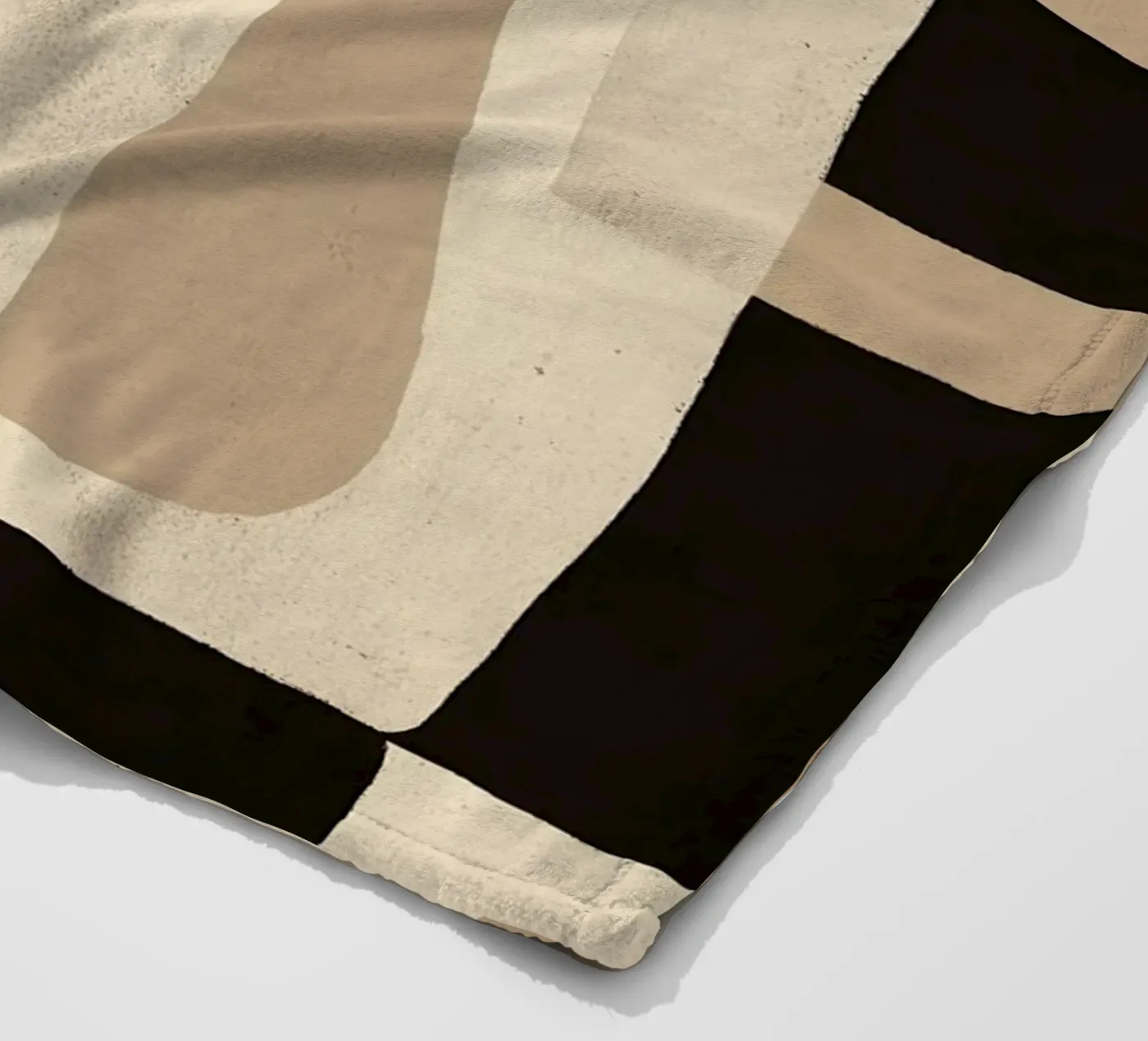 Interlocking Forms plaid polaire de Nadjaa