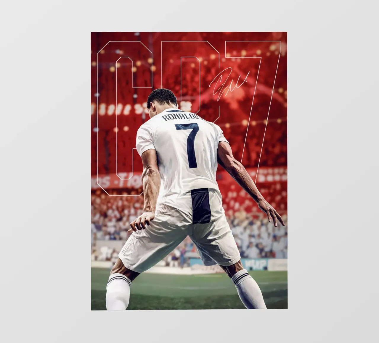 CR7 Cristiano Ronaldo pellicola backlit da Lootprint