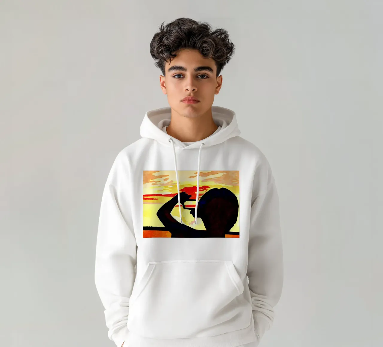 Bambino felpa con cappuccio da Massimo Frascogna