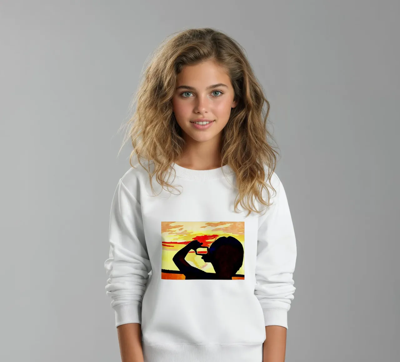 Child kids sweatshirt by Massimo Frascogna