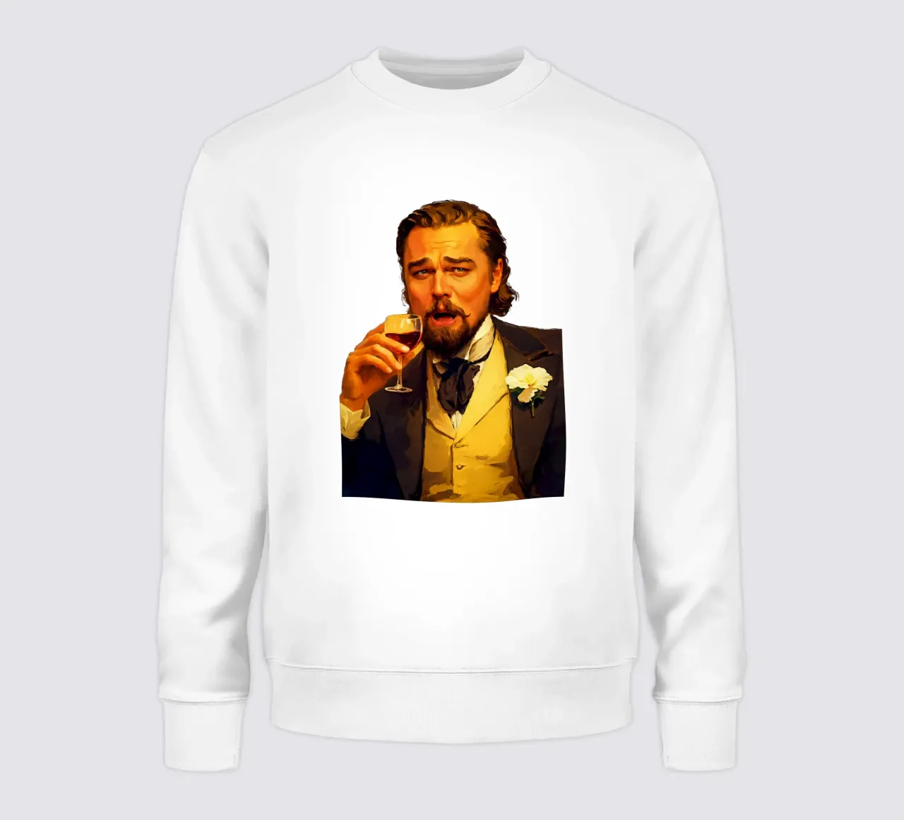 Laughing Leonardo DiCaprio Meme felpa da Lootprint