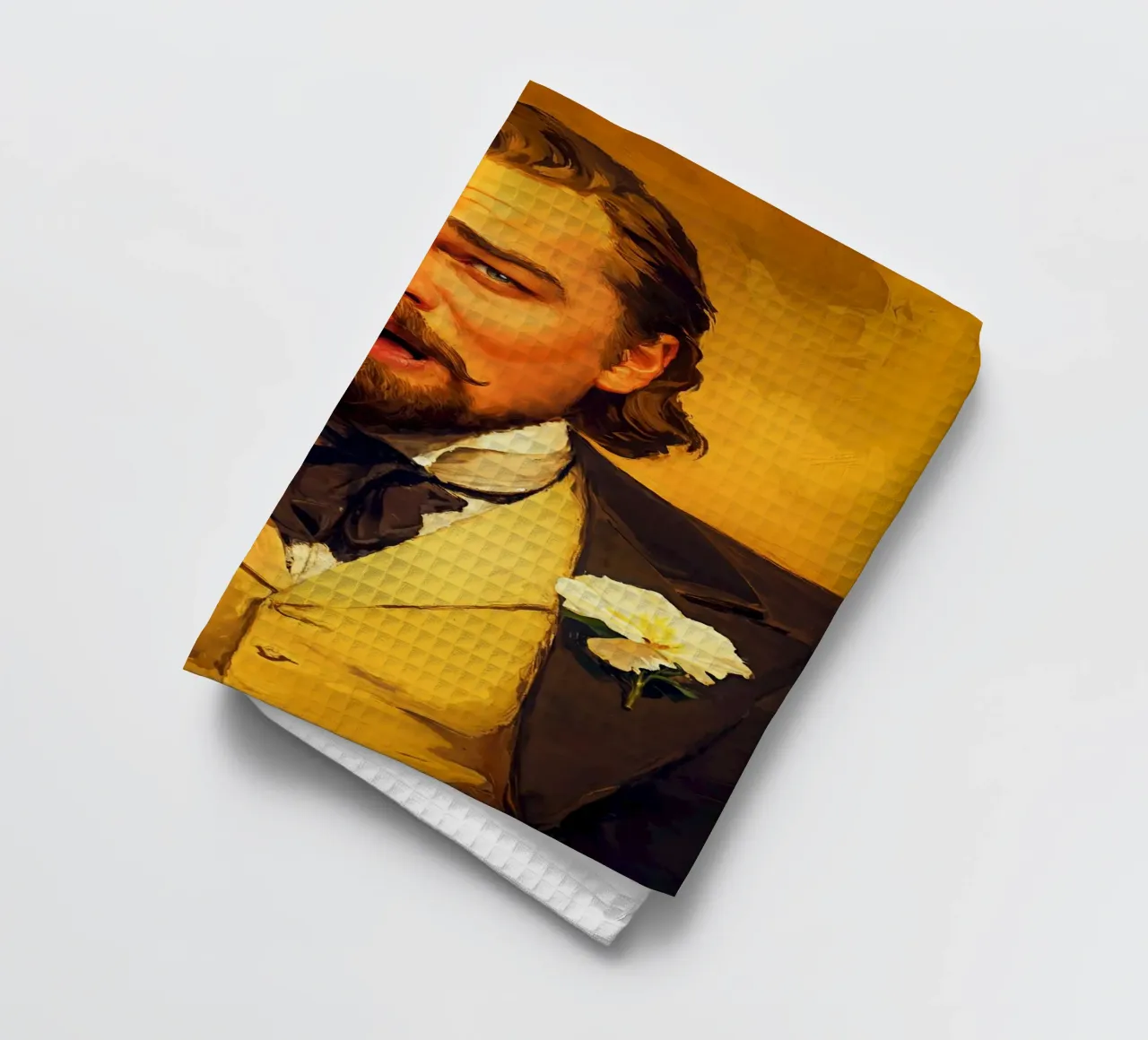 Laughing Leonardo DiCaprio Meme canovaccio da cucina da Lootprint