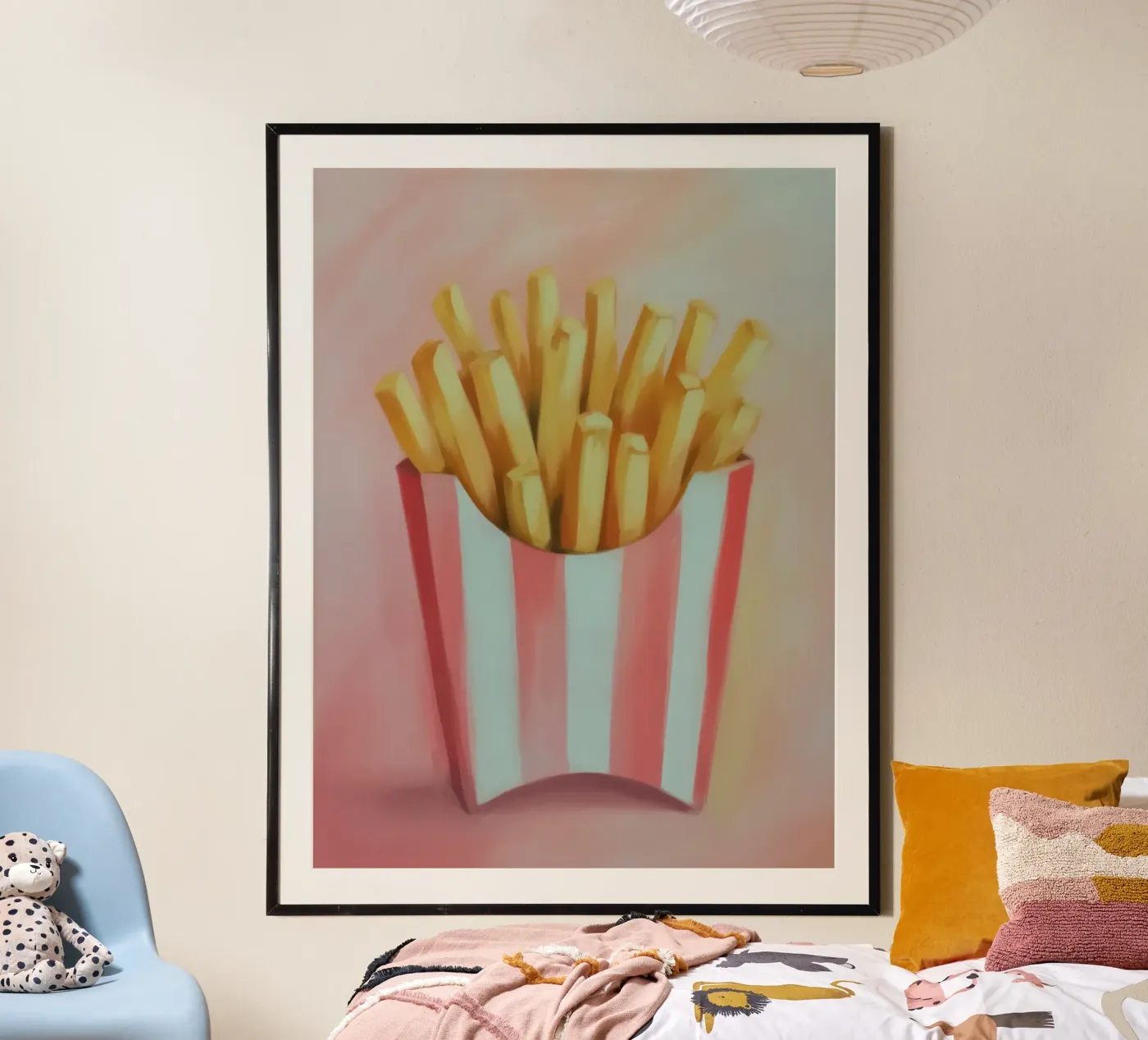 Frites rétro poster de FELICIA
