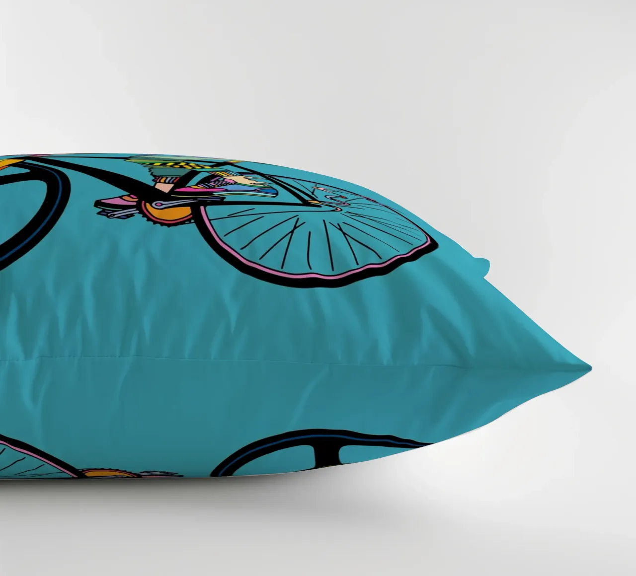 Fast friday decorative cushion by The Cyclist