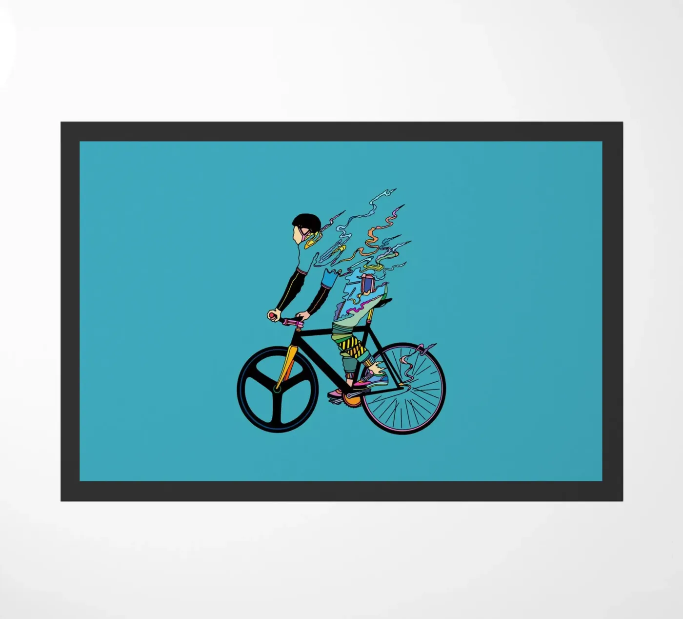 Fast friday doormat by The Cyclist