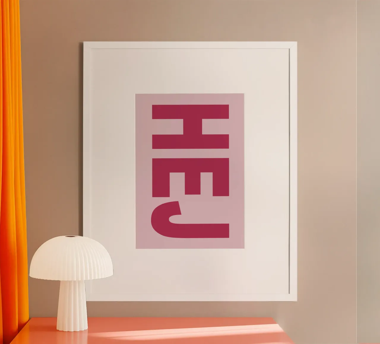 Hej poster by Scandi Feeling