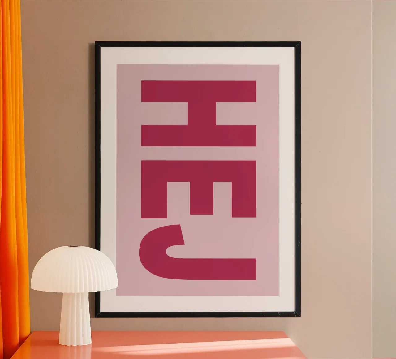 Hej poster by Scandi Feeling