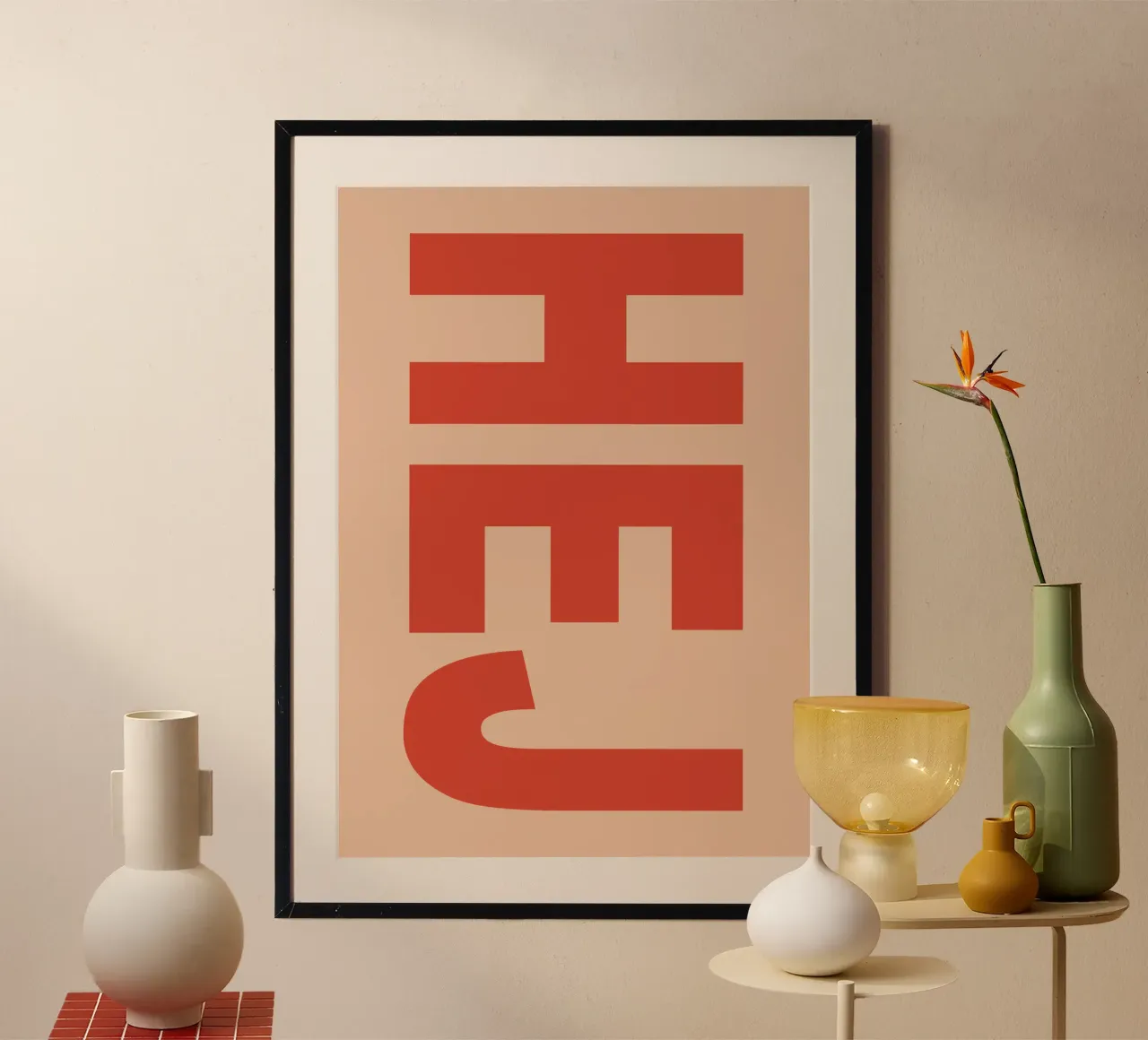 Hej poster by Scandi Feeling