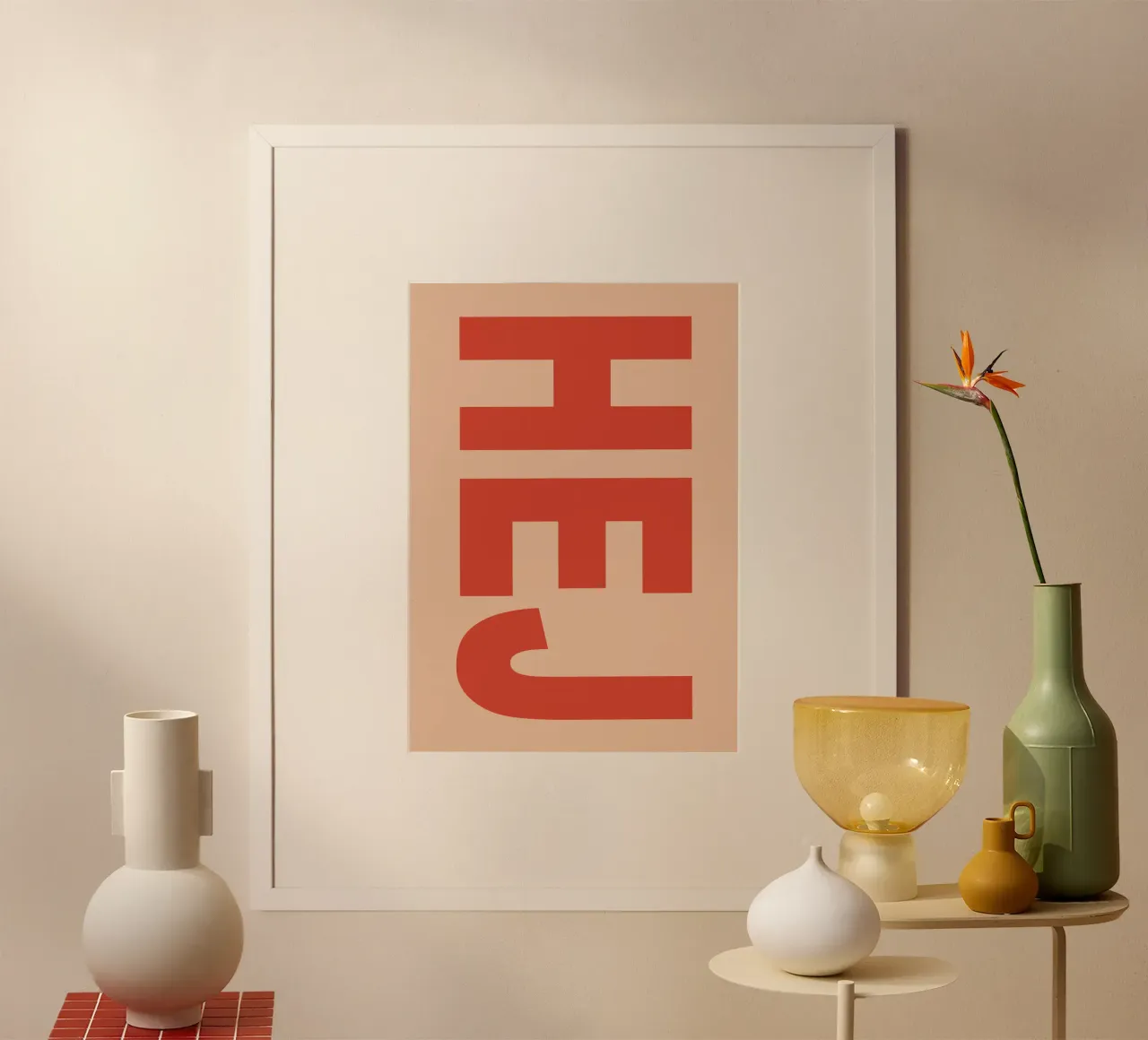 Hej poster by Scandi Feeling