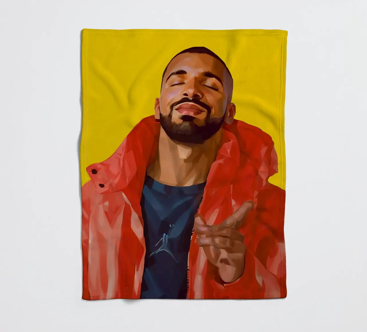 Drake Meme Yes coperta in pile da Lootprint