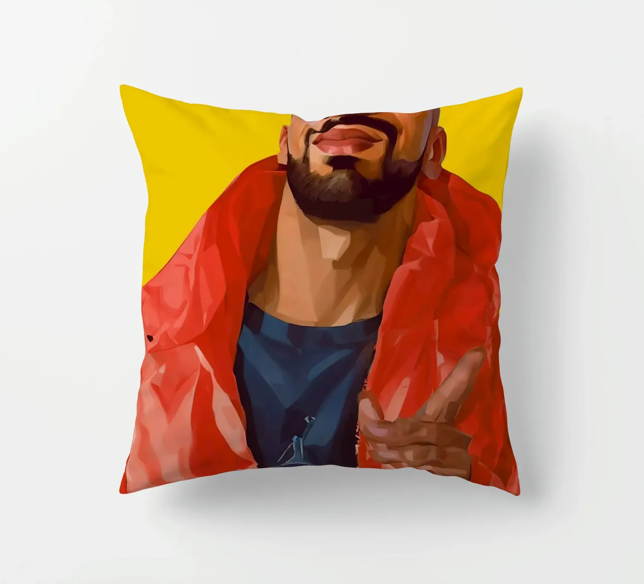 Drake Meme Yes cuscino da Lootprint