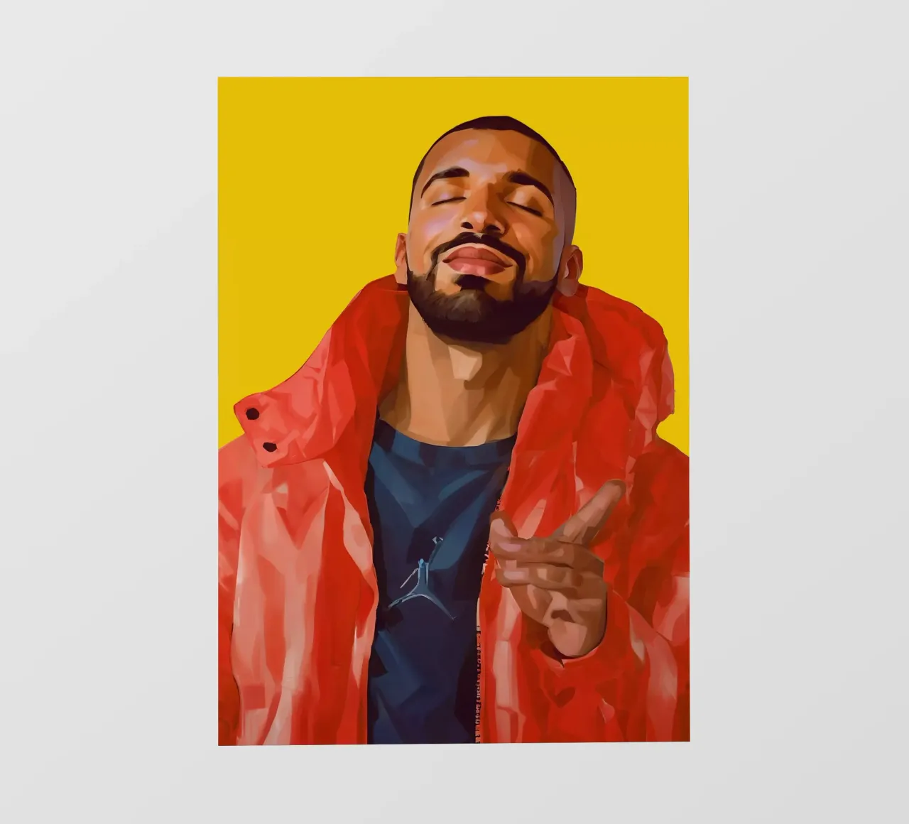 Drake Meme Yes telo in pvc da Lootprint
